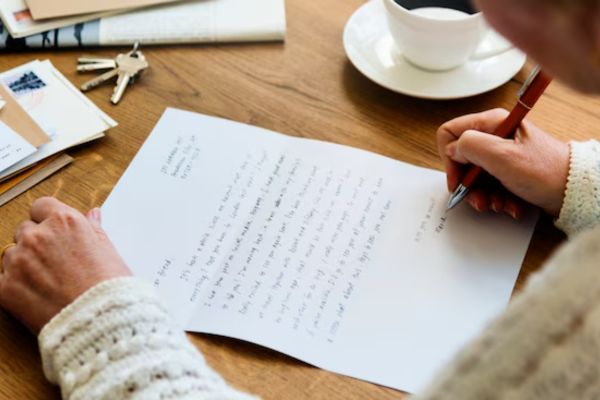 di chúc viết tay nhà đất