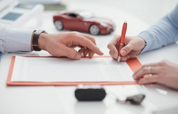 hợp đồng mua bán xe ô tô