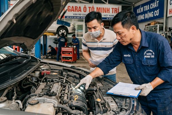 Kiểm tra động cơ xe có bị thay thế không