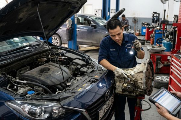 Kiểm tra hộp số xe có vấn đề không