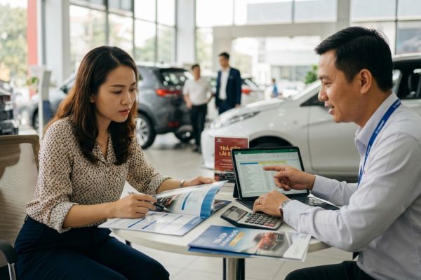 Mua xe trả góp: Lãi suất và chi phí thực tế