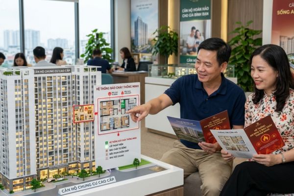 Mua nhà căn hộ có hệ thống báo cháy thông minh