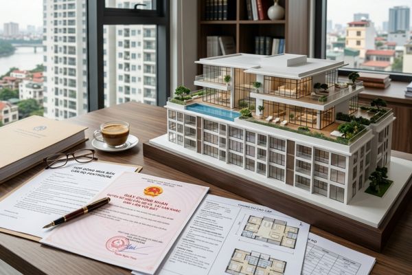 Mua nhà căn hộ có tầng penthouse: Đặc điểm pháp lý
