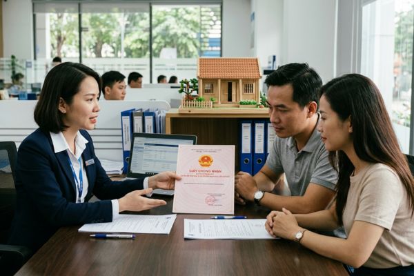 Mua nhà đất có sổ đỏ bị thế chấp ngân hàng: Cách xử lý