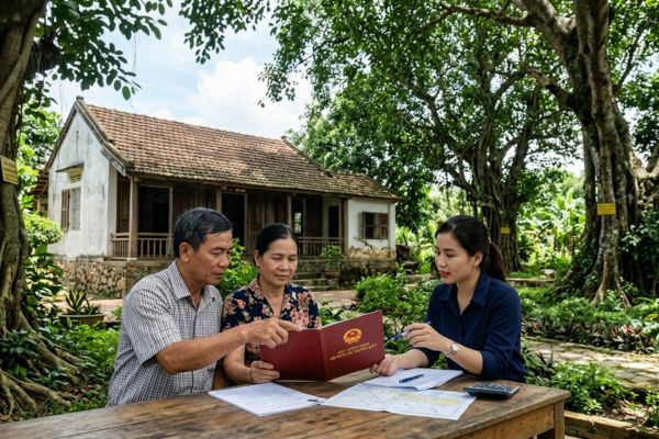 Mua nhà đất có sổ đỏ nhưng đất có cây trồng bảo tồn
