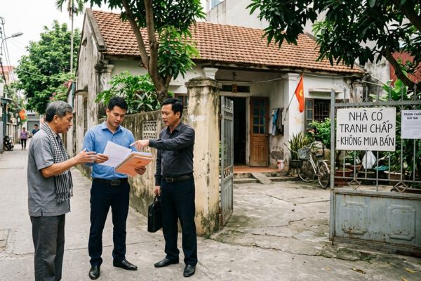 Mua nhà đất có tranh chấp về quyền sử dụng đất