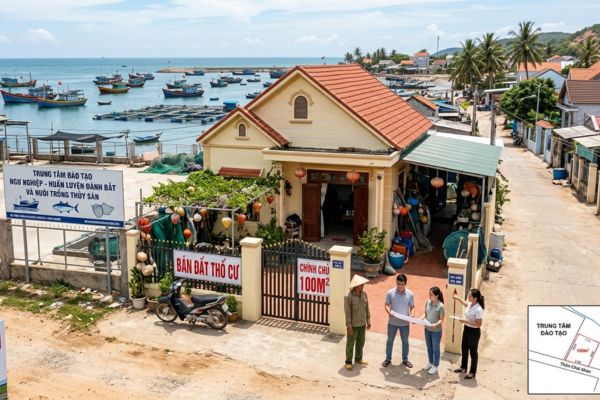 Mua nhà đất trong vùng có trung tâm đào tạo ngư nghiệp