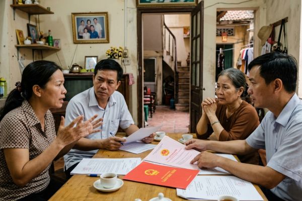 Bán nhà chung sổ đỏ: Lối thoát pháp lý nào khi các chủ hộ không đồng thuận?