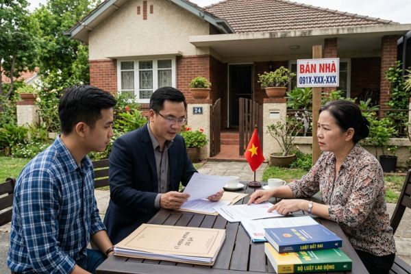 Bán nhà có tranh chấp về hợp đồng lao động: Pháp lý