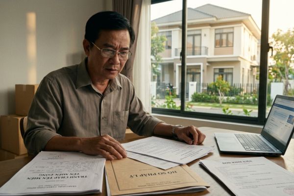 Bán nhà có tranh chấp về tên miền cộng đồng: Pháp lý