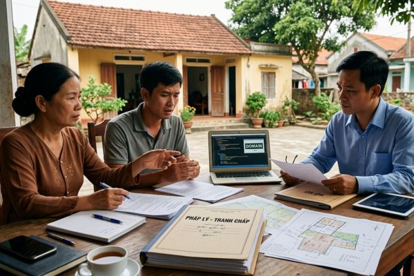 Bán nhà có tranh chấp về tên miền mã nguồn đóng: Pháp lý