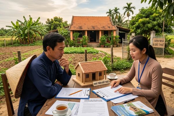 Bán nhà gắn liền với đất thuê trả tiền hàng năm: Có bán được không?