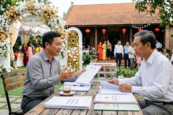 Bán nhà hàng tiệc cưới: Pháp lý và các yếu tố cần thiết