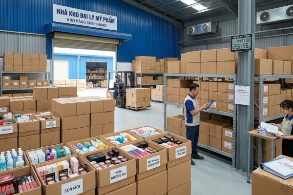 Bán nhà kho mỹ phẩm: Pháp lý và bảo quản