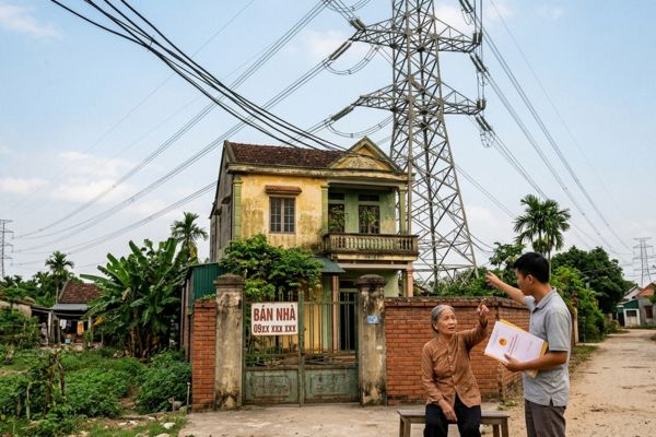 Bán nhà nằm trong hành lang an toàn lưới điện cao thế: Những hạn chế khi sang tên