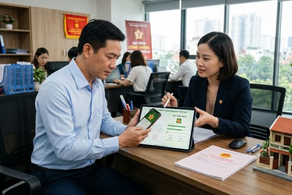 Bán nhà sử dụng xác thực tài khoản VNeID: Quy trình công chứng thời 4.0