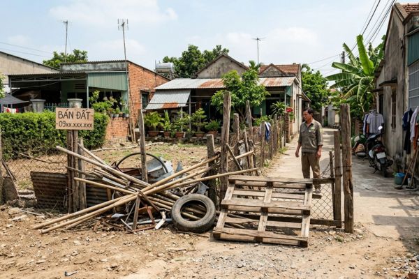 Đất có ngõ đi chung bị rào chắn: Giải quyết tranh chấp lối đi trước khi bán