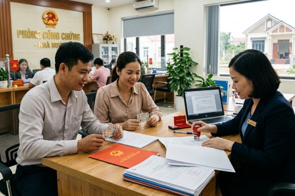 Mua đất đấu giá thanh lý từ ngân hàng: Thủ tục công chứng sang tên