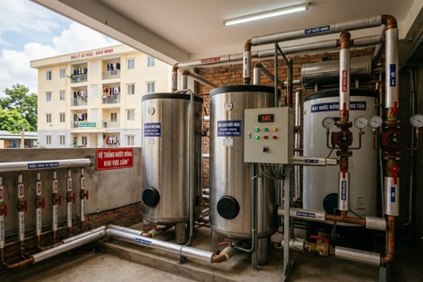 Nhà ở xã hội (NƠXH) cho thuê: Quy định về hệ thống cấp nước nóng
