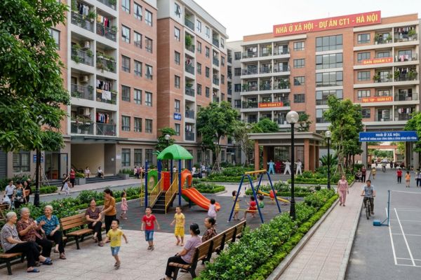 Nhà ở xã hội (NƠXH) và quyền về không gian công cộng