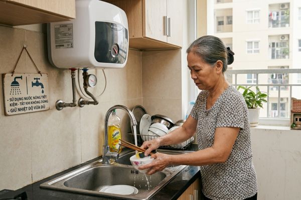 Nhà ở xã hội (NƠXH) và vấn đề sử dụng nước nóng tiết kiệm