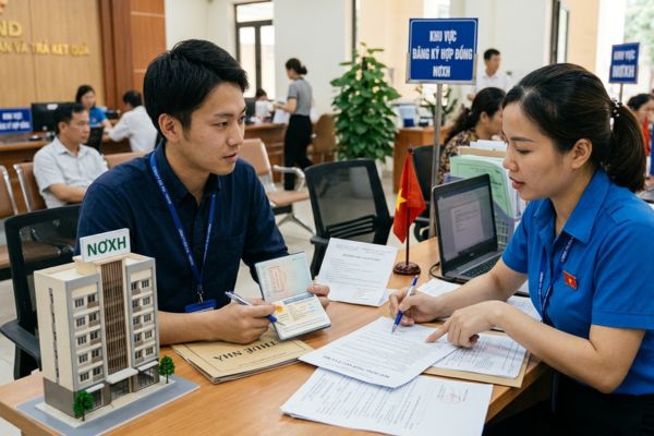 Thủ tục đăng ký hợp đồng thuê Nhà ở xã hội (NƠXH) cho người nước ngoài làm việc ngắn hạn