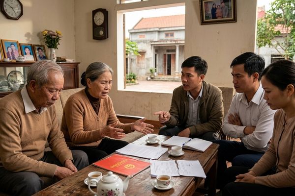 Bố mẹ tặng cho nhà đất cho con nhưng bị các con khác tự ý hủy hợp đồng: Xử lý ra sao?