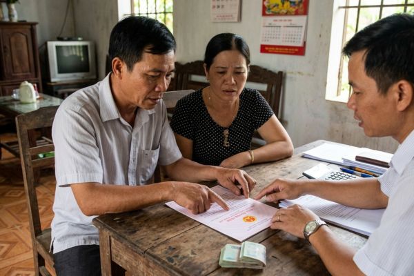 Cho tặng nhà đất dính nợ tiền phạt vi phạm hành chính về đất đai: Xử lý ra sao?