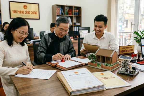 Cho tặng tài sản là quyền sở hữu trí tuệ phát minh sáng chế: Hồ sơ công chứng