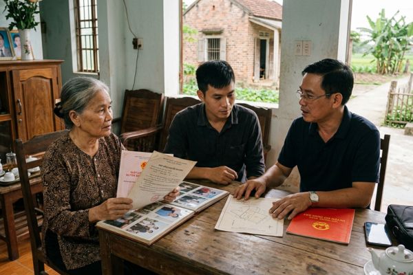 Con riêng có được hưởng thừa kế đất của bố dượng, mẹ kế không?