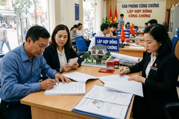 Công chứng hợp đồng góp vốn bằng đất: Quy trình xác định giá trị góp