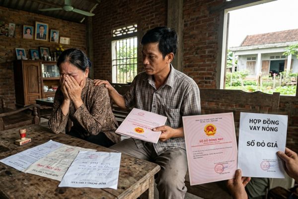 Đất bị mượn sổ đỏ đi vay nóng: Cảnh báo chiêu trò đánh tráo giấy tờ
