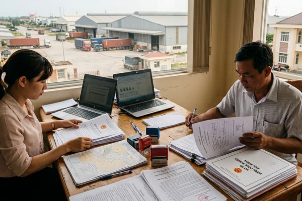 Đất khu công nghiệp Hà Nội (Phú Nghĩa, Bình Đà): Hồ sơ công chứng kho bãi