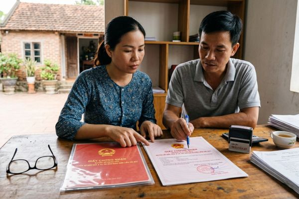 Giá trị pháp lý của bản sao công chứng sổ đỏ đất trong các giao dịch