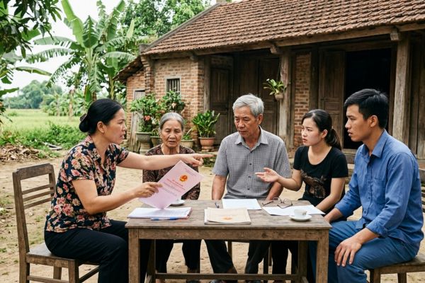 Mua đất bị bên bán cố tình giấu thông tin người thừa kế đang ở xa
