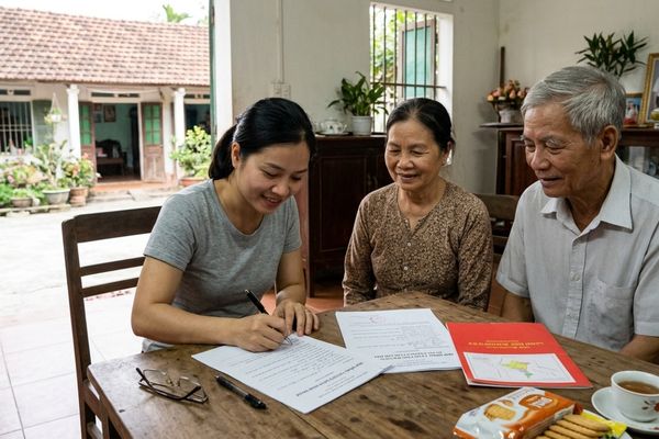 Tặng cho nhà đất cho con nhưng con ủy quyền lại cho bố mẹ toàn quyền định đoạt