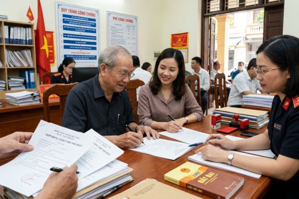 Tặng cho nhà đất cho con nhưng lo sợ con bị lừa gạt mất nhà: Giải pháp công chứng