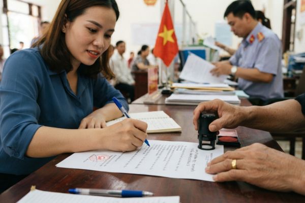 Chứng thực chữ ký trên bản cam kết không tự ý thay đổi kết cấu chung cư