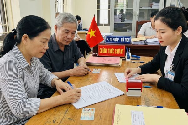Chứng thực chữ ký trên giấy cam kết không kinh doanh ngành nghề cấm