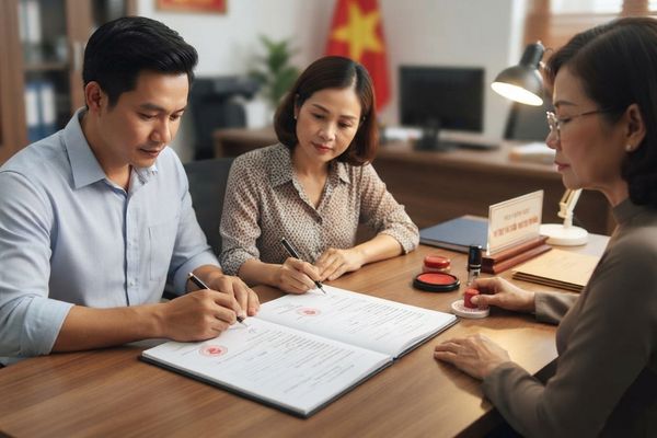 Chứng thực chữ ký trên giấy thỏa thuận nhập tài sản riêng vào tài sản chung