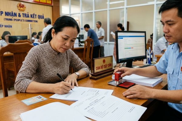 Chứng thực chữ ký trên giấy ủy quyền nộp tiền phạt vi phạm giao thông