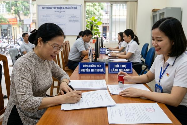 Chứng thực chữ ký trên sơ yếu lý lịch: Quy trình nhanh gọn trong 10 phút tại VPCC