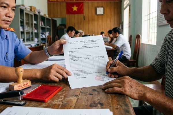 Chứng thực chữ ký trên tờ khai xác nhận nguồn gốc cây trồng, vật nuôi