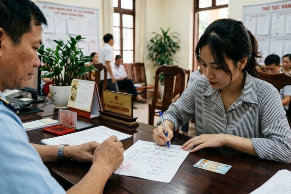 Chứng thực chữ ký trên tờ khai xác nhận tình trạng độc thân để làm thủ tục du học