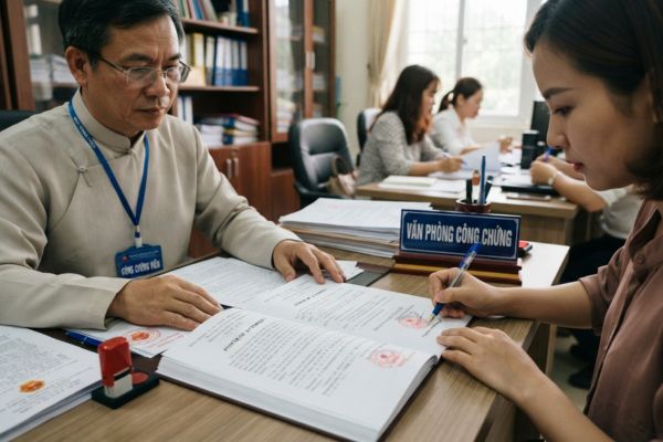 Liệu có thể chứng thực chữ ký trên văn bản ghi bằng tiếng nước ngoài?