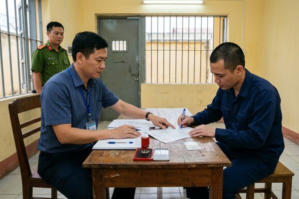 Thủ tục chứng thực chữ ký đối với người đang thi hành án tù hoặc bị tạm giam