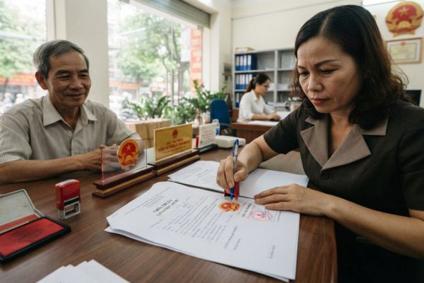 Chứng thực chữ ký trên bản thỏa thuận chia hoa lợi từ việc trồng cây lâu năm trên đất thuê