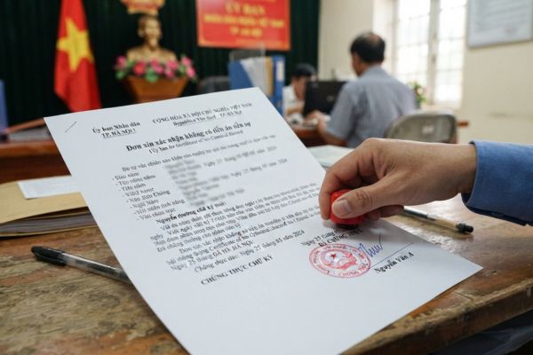 Chứng thực chữ ký trên đơn xin xác nhận không có tiền án tiền sự
