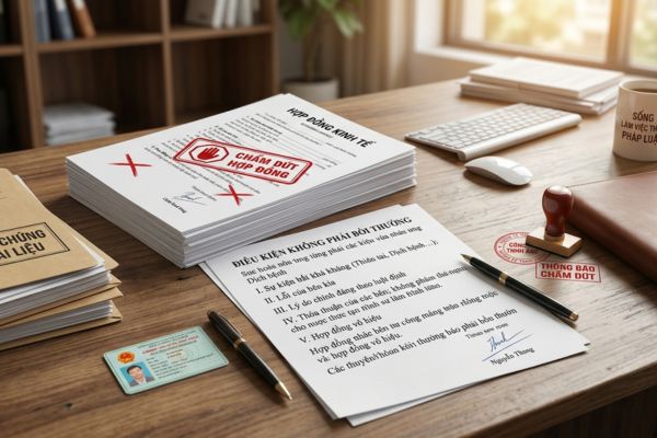 Đơn phương chấm dứt thực hiện hợp đồng: Điều kiện không phải bồi thường