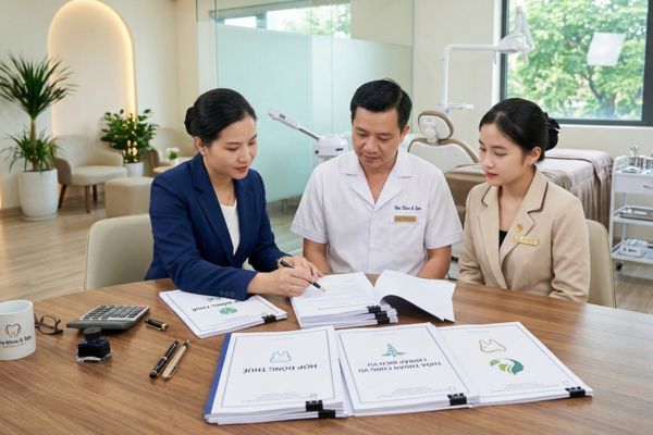 Hợp đồng cho thuê nhà ở làm phòng khám nha khoa, spa thẩm mỹ